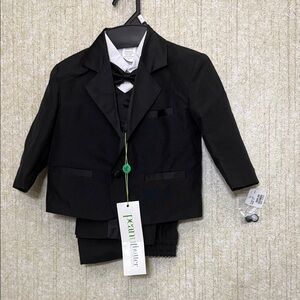 Kids Black Blazer Set